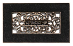 HAMAT Buitenmat Mathara - 70x45cm - Naturel/Zwart - Deurmat