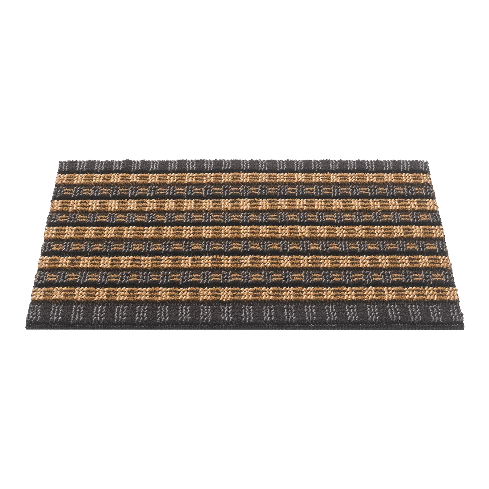 HAMAT Buitenmat Quardo Scrape - 80x50cm - Zwart/Naturel - Deurmat