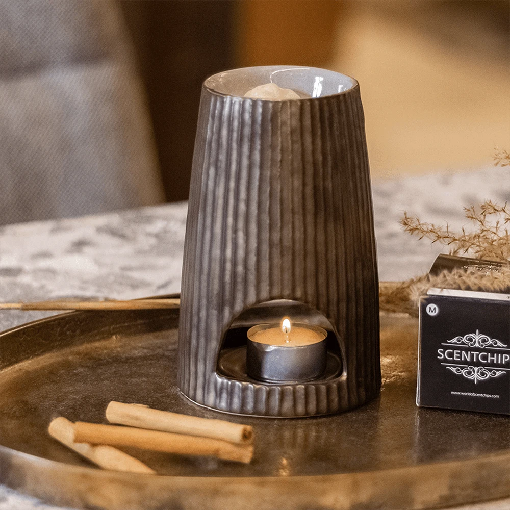 Geurchips Brander Rib Rond Brons - ScentChips - Afbeelding 3