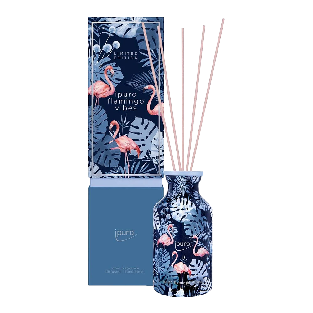 Ipuro Geurdiffuser Flamingo Vibes 240ml - Geurstokjes