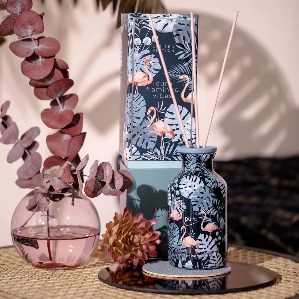 Ipuro Geurdiffuser Flamingo Vibes 240ml - Geurstokjes - Afbeelding 3