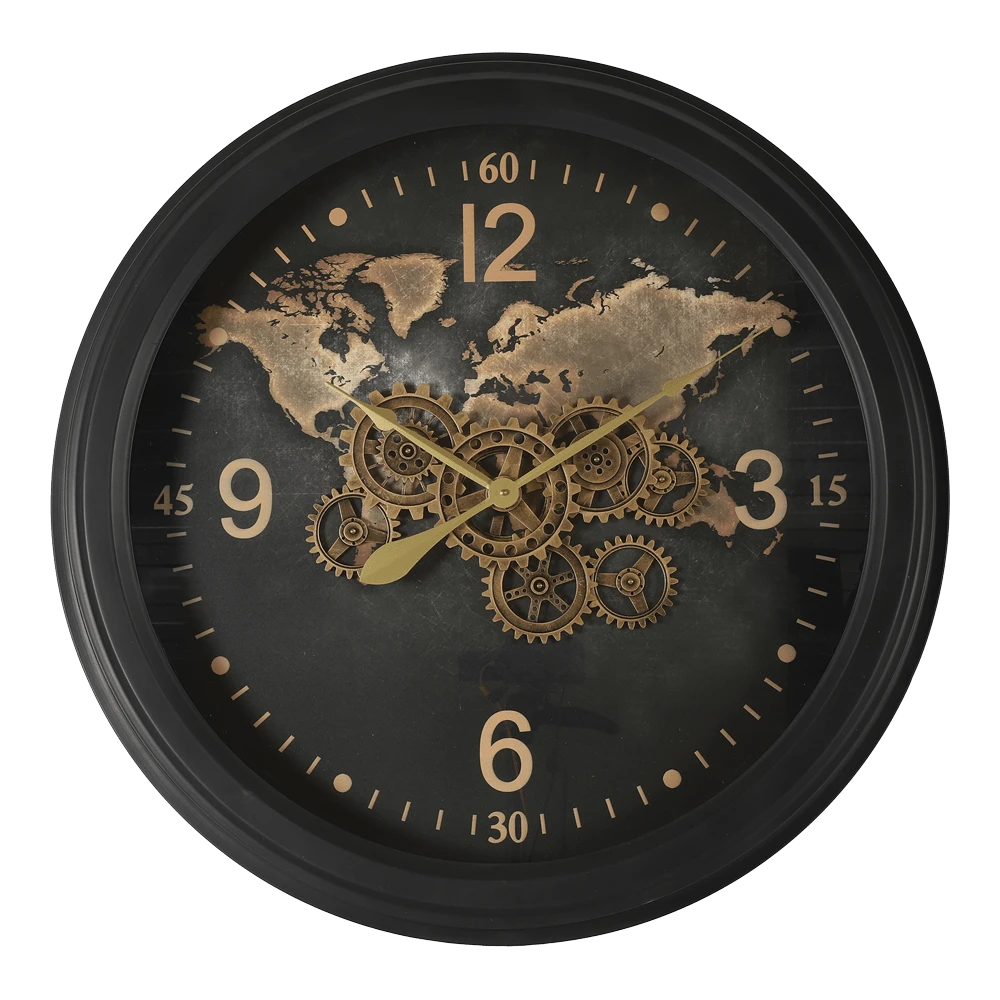 Klok Carta Zwart U00f8 80 Cm - Wandklok