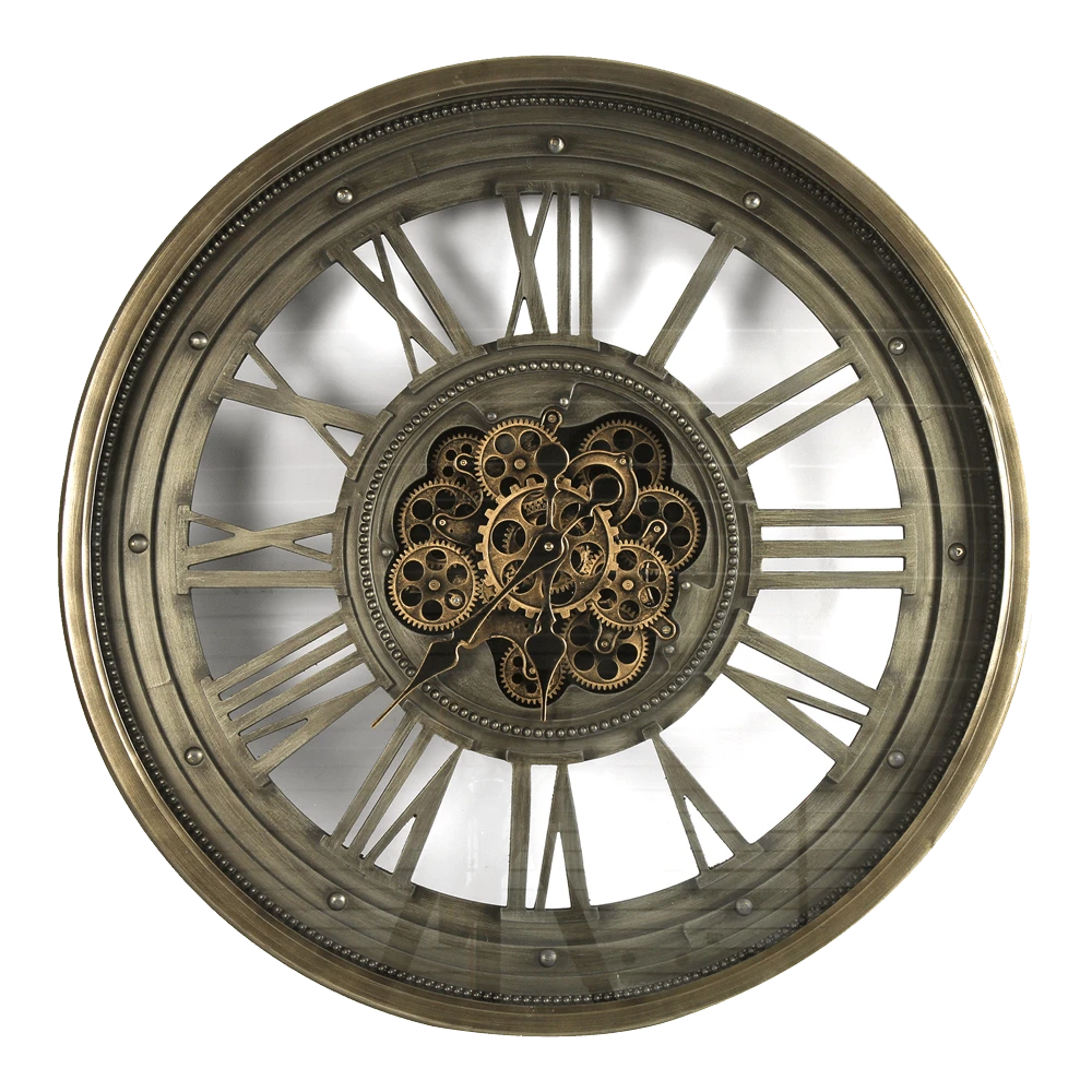 Klok Marinus Grijs U00f8 80 Cm - Wandklok