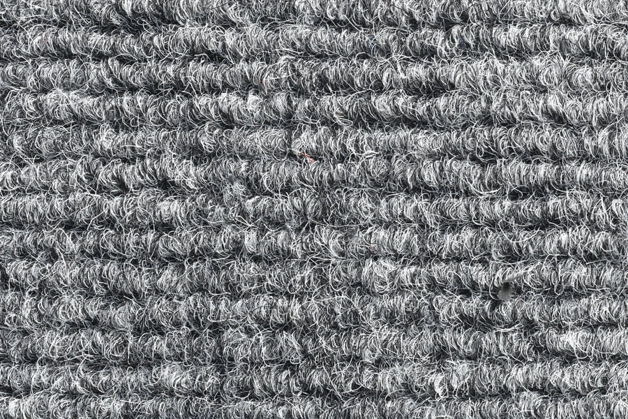 Mega Ribmat - 80x50cm - Lichtgrijs - Deurmat - Afbeelding 2