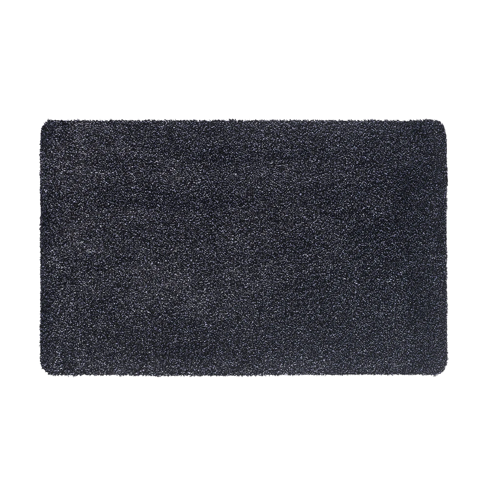 Schoonloopmat Aqualuxe - 80x50cm - Graphite - Deurmat