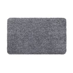 Schoonloopmat Aqualuxe - 80x50cm - Grijs - Deurmat