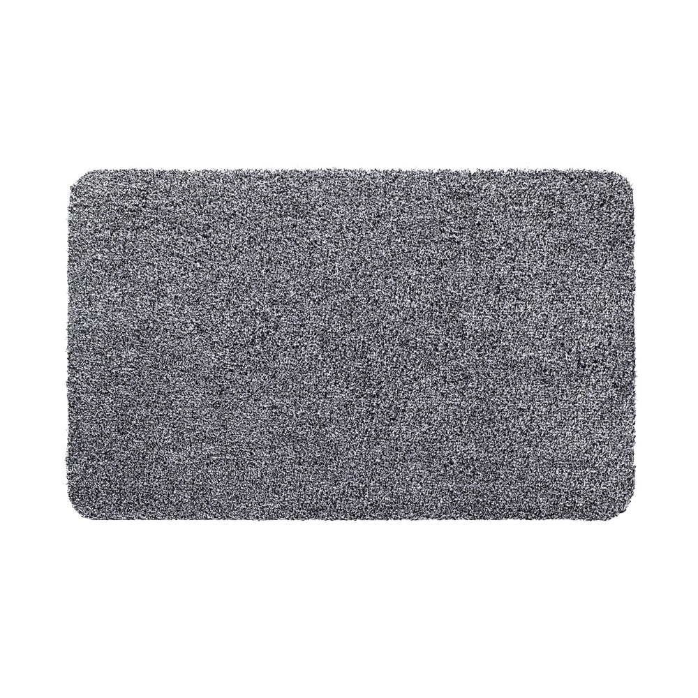 Schoonloopmat Aqualuxe - 80x50cm - Grijs - Deurmat