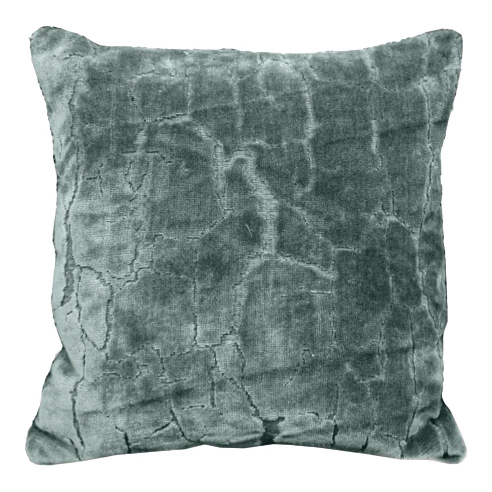 Unique Living Sierkussen Chez - 45x45cm - Mineral Blue