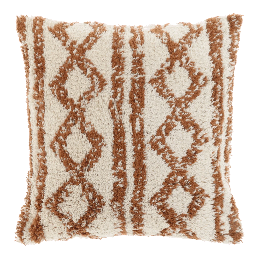 Unique Living Sierkussen Elliot - 45x45cm - Leather Brown