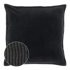 Unique Living Sierkussen Janna - 45x45cm - Black