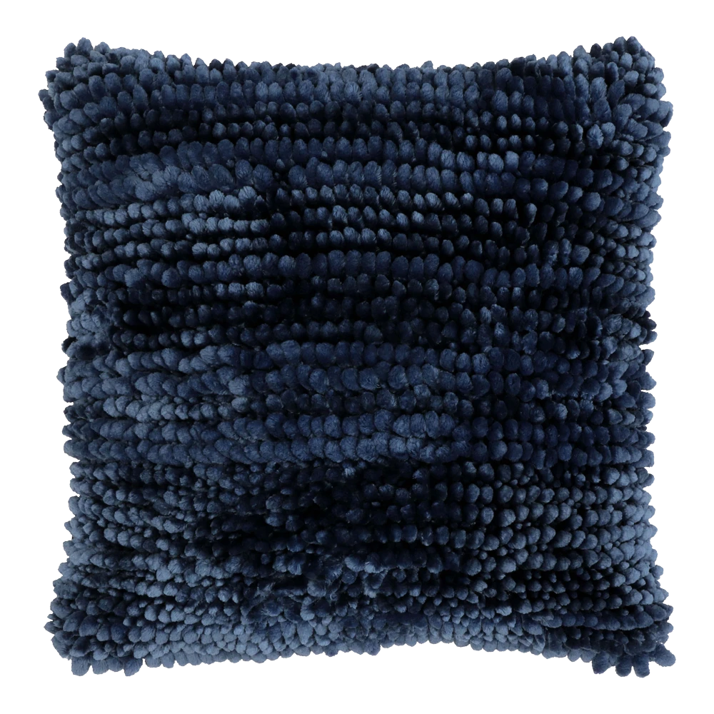 Unique Living Sierkussen Max - 45x45cm - Dark Blue