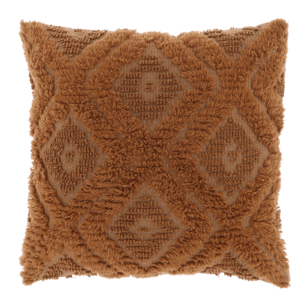 Unique Living Sierkussen Nadira - 45x45cm - Leather Brown