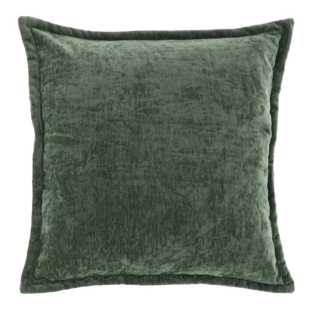 Unique Living Sierkussen Viola - 45x45cm - Laurel Green