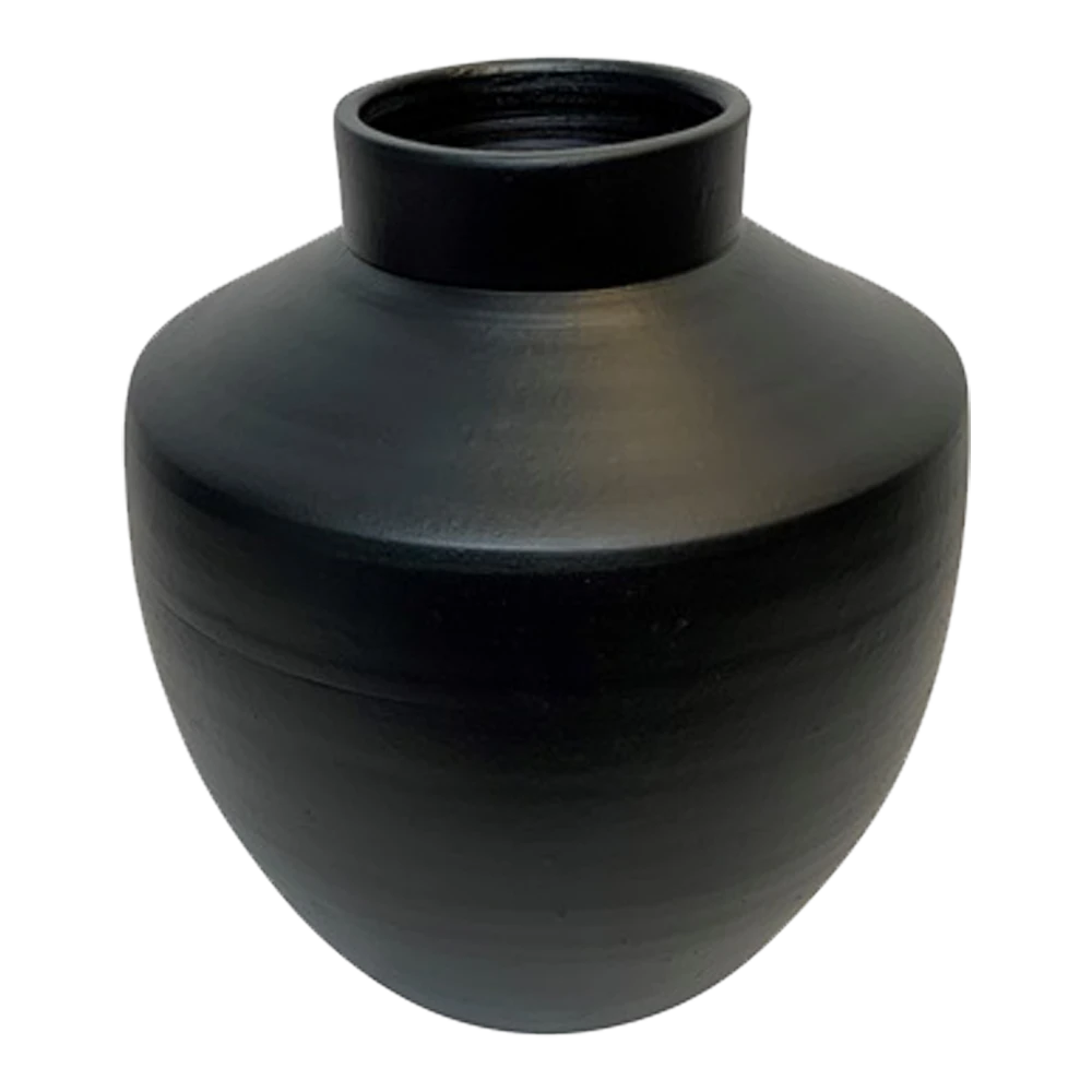 Vaas Creswell - D31 X H36cm - Mat Zwart - Afbeelding 2