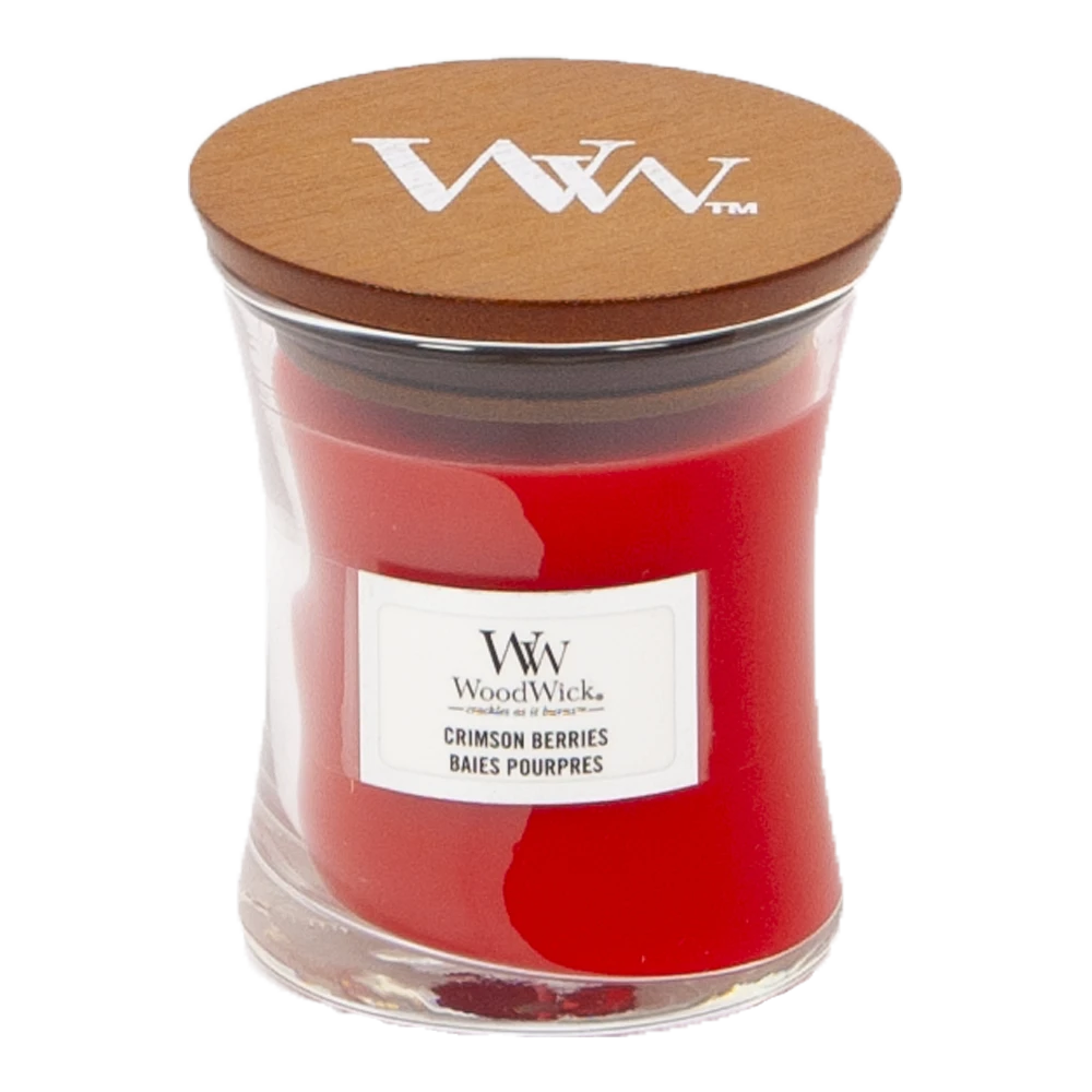Woodwick Crimson Berries Mini Candle - Geurkaars