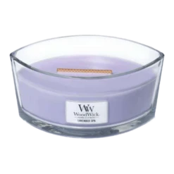 Woodwick Lavender Spa Ellipse Candle - Geurkaars