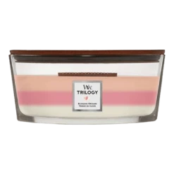 Woodwick Trilogy Blooming Orchard Ellipse Candle - Geurkaars