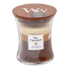 Woodwick Trilogy Cafu00e9 Sweets Medium Candle - Geurkaars