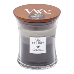 Woodwick Trilogy Warm Woods Medium Candle - Geurkaars