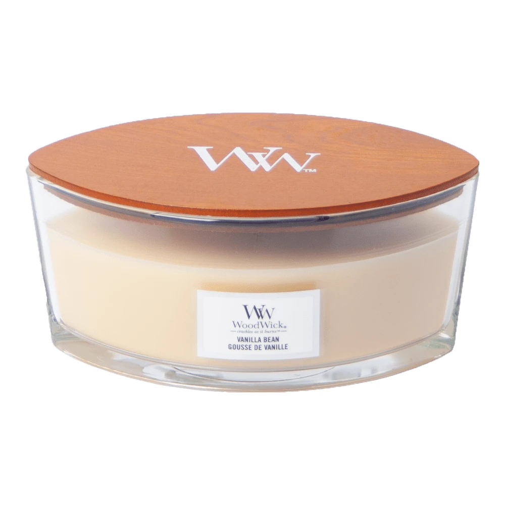 Woodwick Vanilla Bean Ellipse Candle - Geurkaars