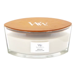 Woodwick Warm Wool Ellipse Candle - Geurkaars