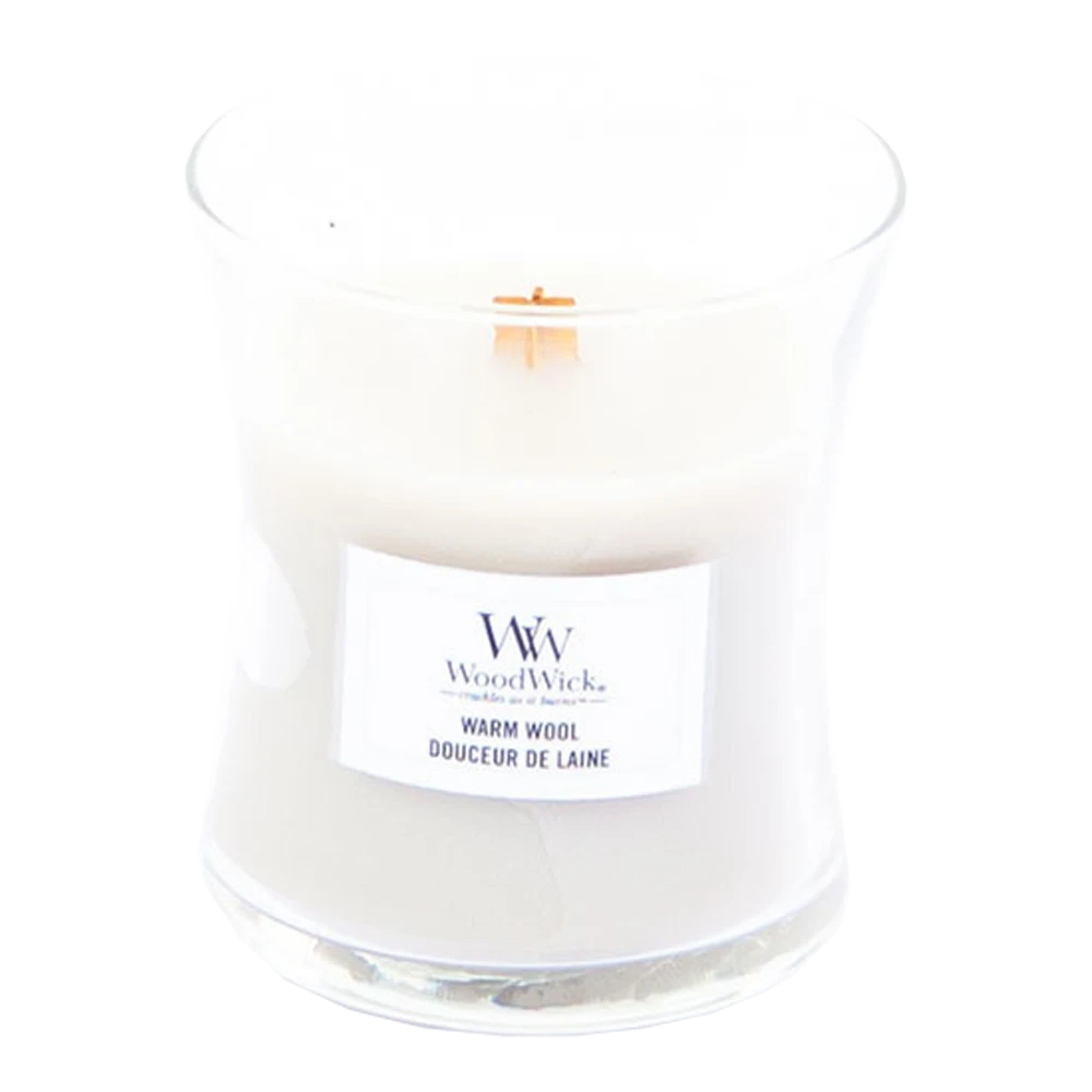 Woodwick Warm Wool Mini Candle - Geurkaars - Afbeelding 2