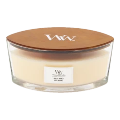 Woodwick White Honey Ellipse Candle - Geurkaars