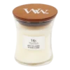 Woodwick White Tea & Jasmine Mini Candle - Geurkaars