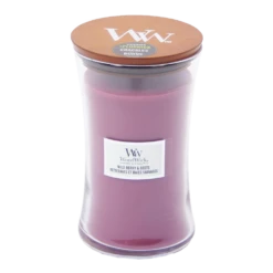 Woodwick Wild Berry & Beets Large Candle - Geurkaars