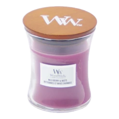 Woodwick Wild Berry & Beets Mini Candle - Geurkaars